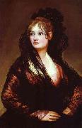 Francisco Jose de Goya Dona Isabel de Porcel. Norge oil painting reproduction